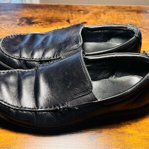 Cole Haan C25740 Black Leather Men's Slip-On Loafers